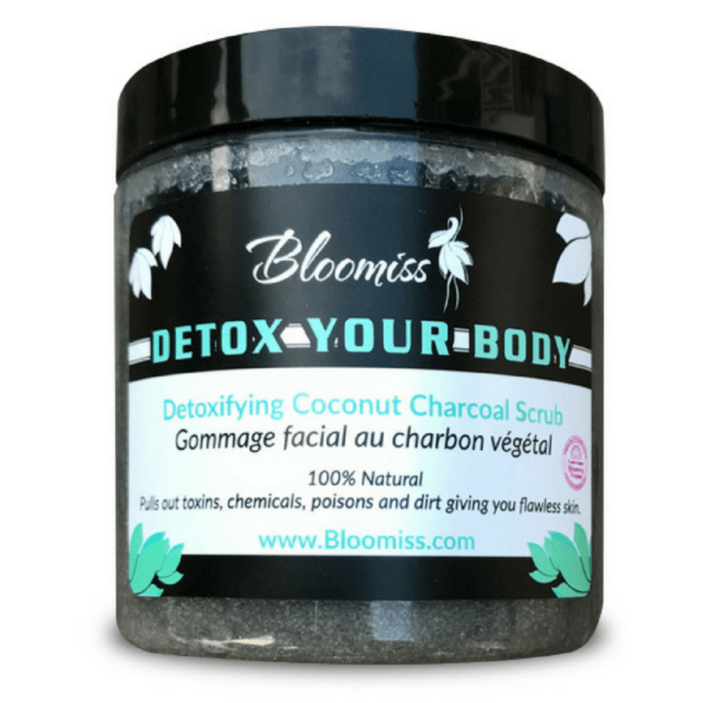 Charcoal Body Scrub - Bloomiss Naturals